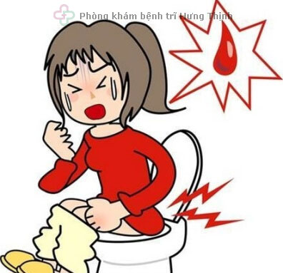 Đi cầu ra máu tươi