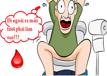 Cách chữa đi ngoài ra máu